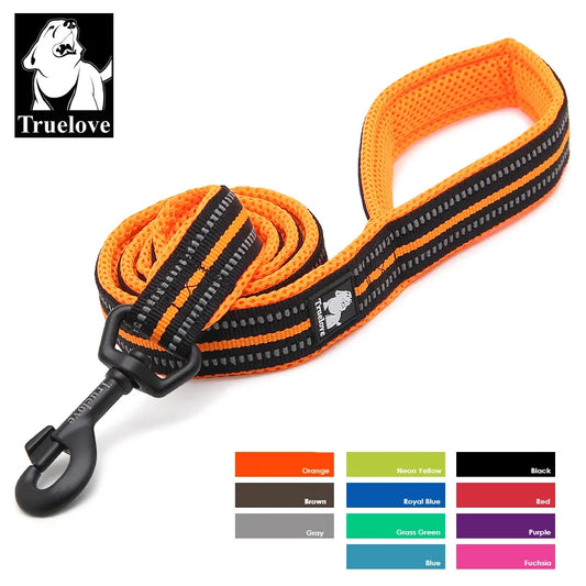 Truelove Soft Pet Leash Reflective Nylon Mesh Padded Puppy Large Dog or Cat Walking Training 11 Color 200cm