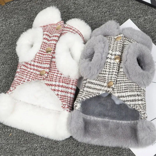 Winter Warm Dog Coats Jackets Windproof Dog Warm Coat Autumn Winter Soft Fleece Dog Jackets Dog Supplies