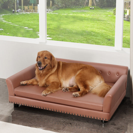 Pet Sofa Bed: BingoPaw Waterproof Sofa-type Dog Bed Pet Snuggle Lounge Bed with Removable Cushion
